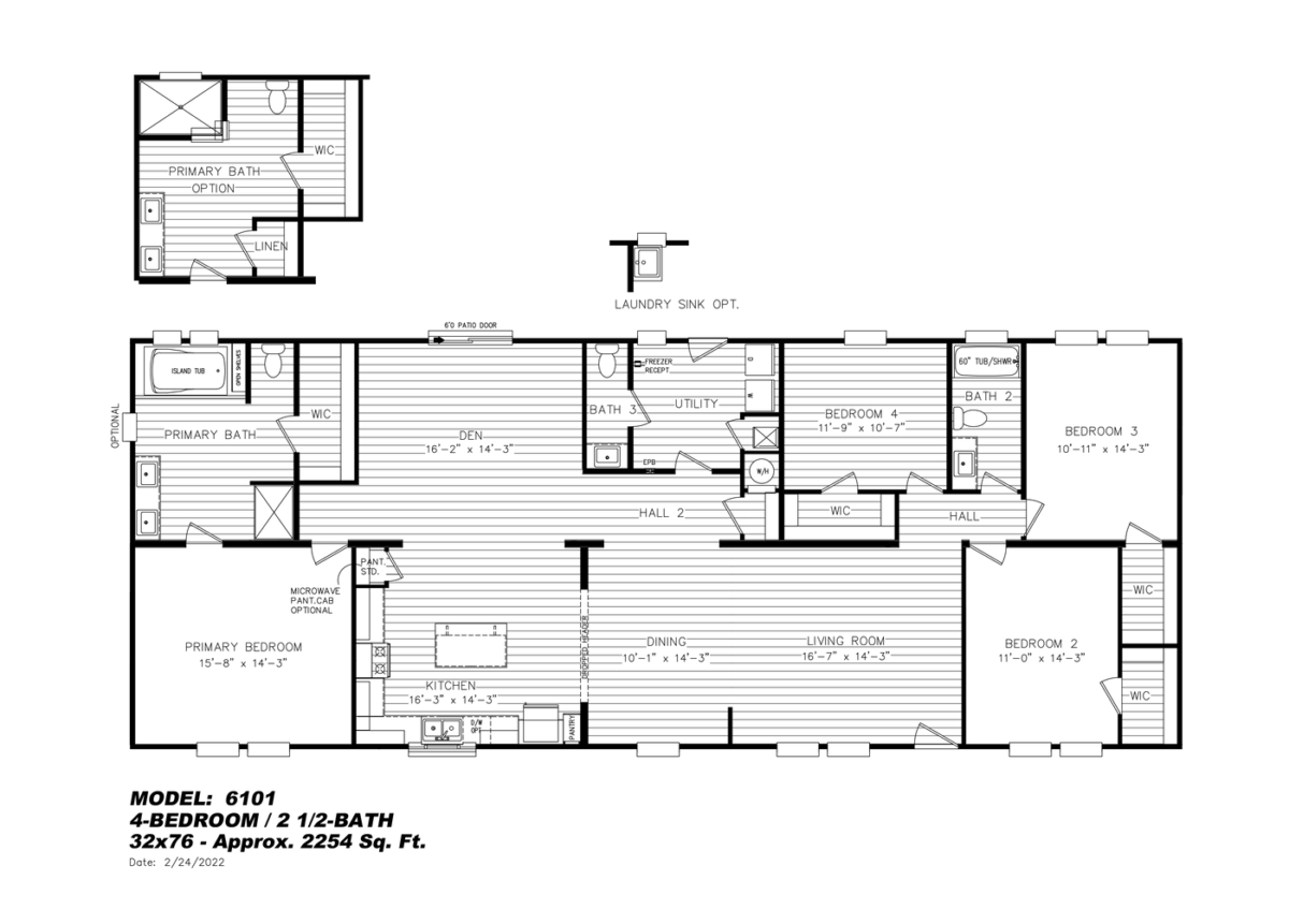 2254 Sq. Ft. 4 Bed, 2.5 Bath Modular Home Shop Eagle Homes